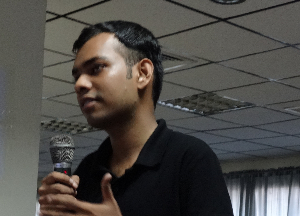 Iqram explaining the importance of MDN